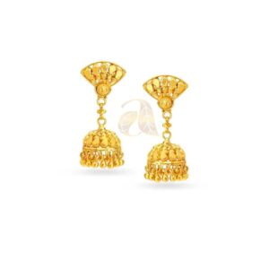 22 Karat Gold Jhumkas