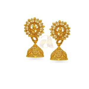 22 Karat Gold Jhumkas