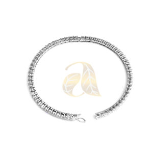 Bevy Swarovski Silver Cuff Bangle