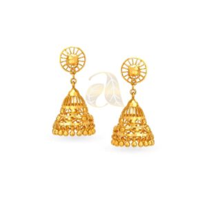 22 Karat Gold Jhumkas