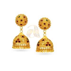 22 Karat Gold Jhumkas