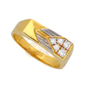 22kt Twisted Gold Finger Ring