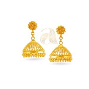 22 Karat Gold Jhumkas