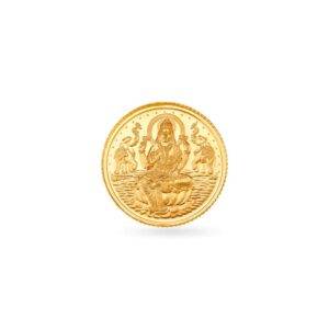 10 Gm 22 Karat Gold Coin With The Blessings Of Ma Lakshmi