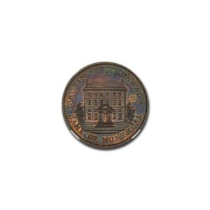 1842 Canada Copper Penny PR-63 NGC (Brown)