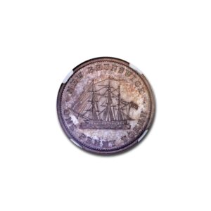 1843 Canada (New Brunswick) Copper Penny PR-64+ (Brown) NGC