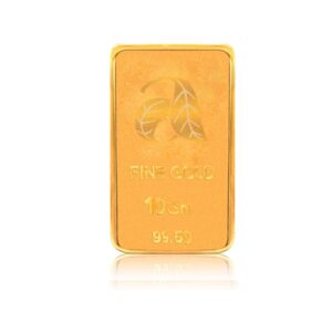 10 Grams 995 Purity Diya Gold Bar-GOLD_COIN_10GRMS