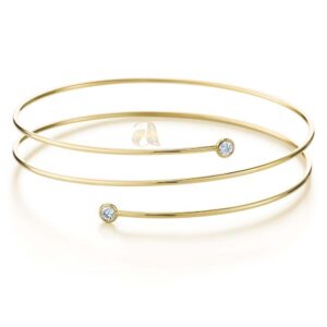 Diamond Hoop Bracelet